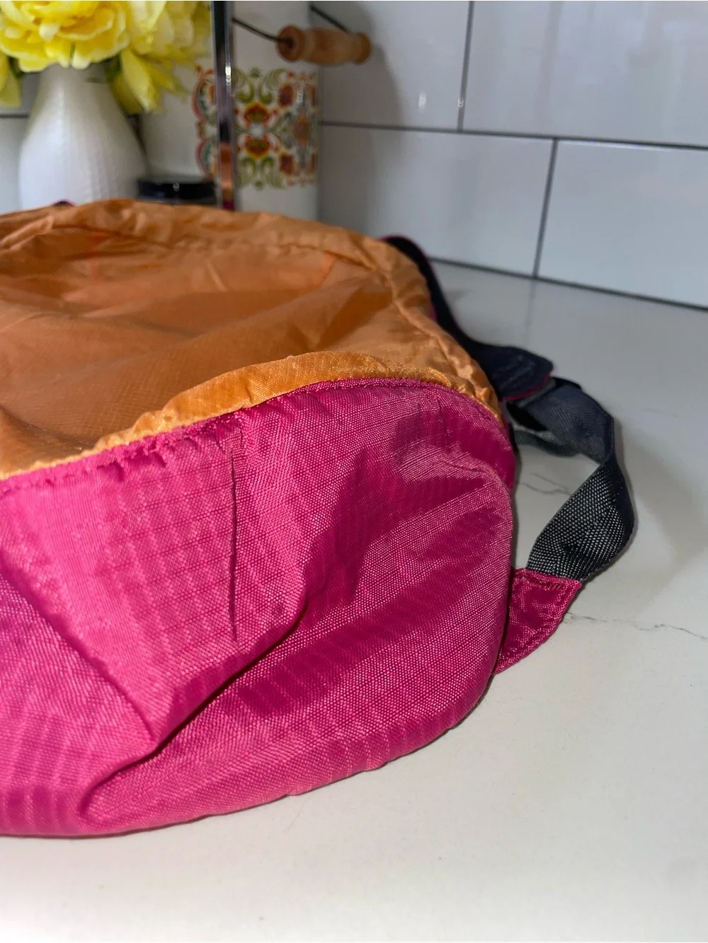 Patagonia Kids' Lightweight Pack 15L | Pink and Orange | Nylon Backpack